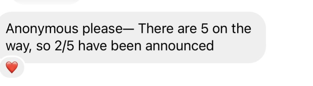 screenshot of a dm sent to Bravo and Cocktails. 