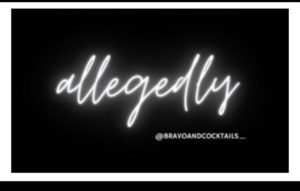 allegedly written in cursive font