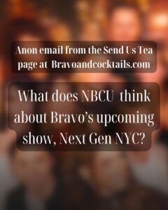 Copy over a blurred picture - what does NBCU think about Bravo's show Next Gen NYC