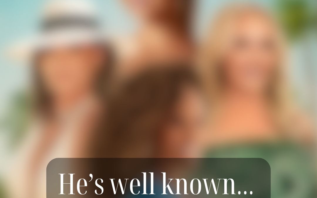 blurred image with copy on top - He's well known (Love Hotel)