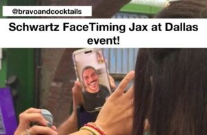 A fan shared an image of Jax Taylor on Tom Schwartz's phone
