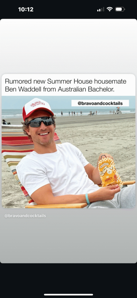 Rumored new Summer House star Ben Waddell