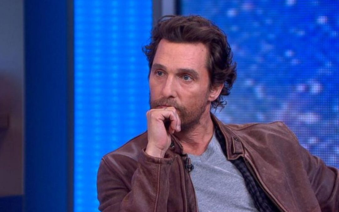 Matthew McConaughey pictured in an interview
