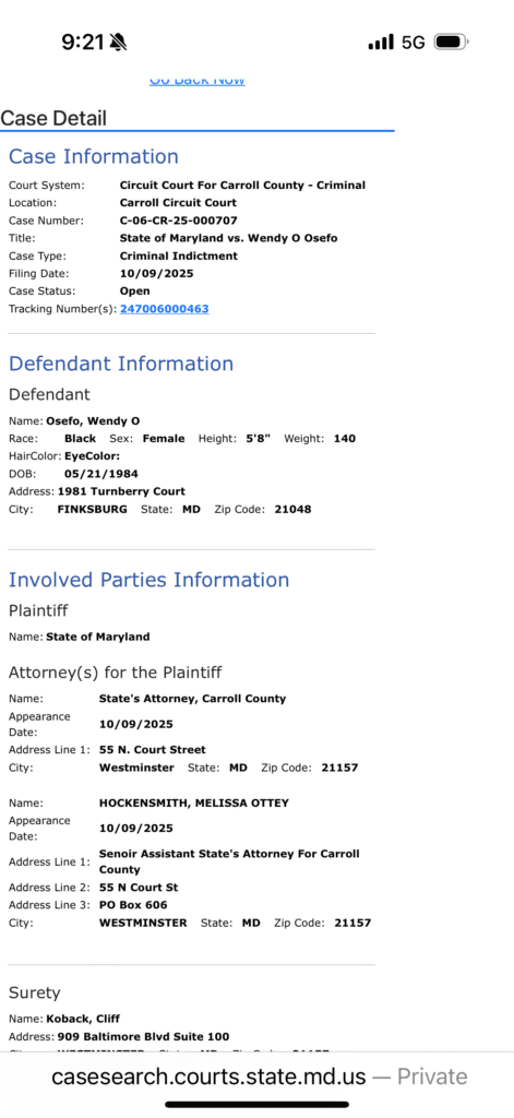 Wendy Osefo from RHOP fraud charges 1 of 5