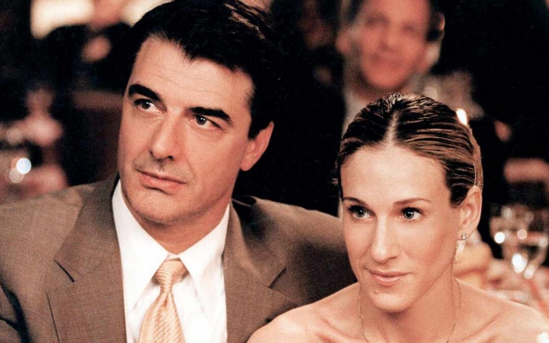 Chris Noth and Sarah Jessica Parker on SATC